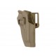 Quickly Pistol Holster with Locking Mechanism for M9 - Tan [CS]